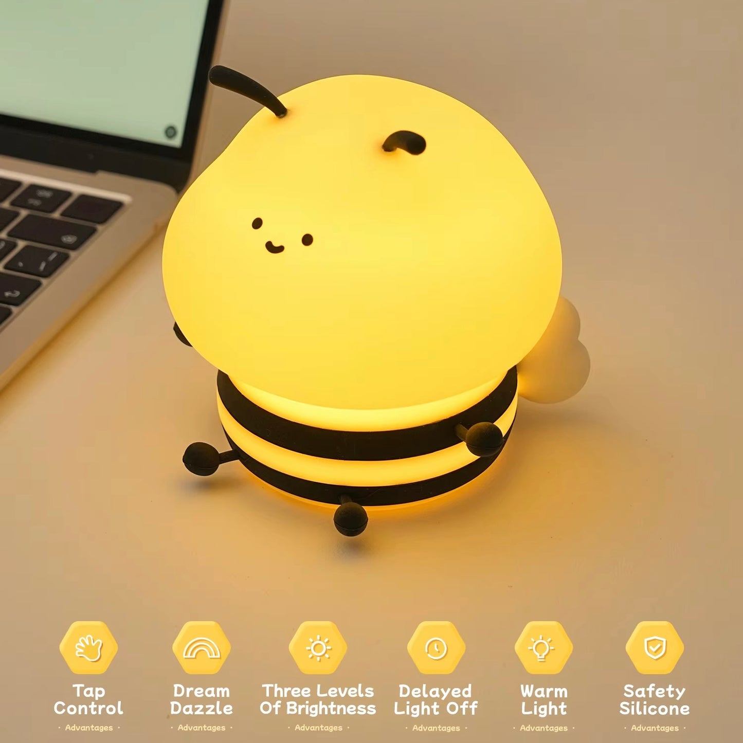 LED Bee Night Light